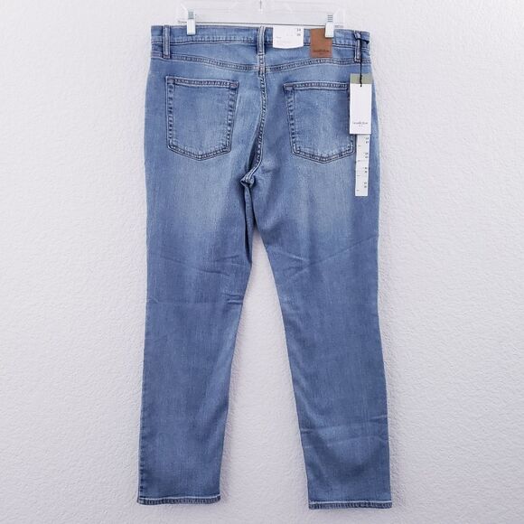 Goodfellow & Co Men's Slim Fit Jeans Light Blue Wash - Picture 5 of 12